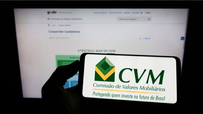 Site e aplicativo da Comissão de Valores Mobiliários do Brasil, a CVM