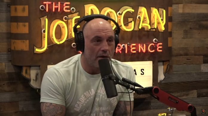 Joe Rogan durante o episódio 124 do JRE MMA Show, falando sobre Bitcoin.
