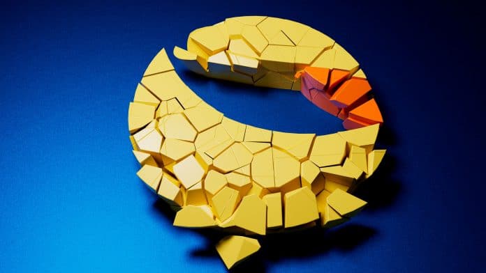 Logotipo da criptomoeda Terra (LUNA).