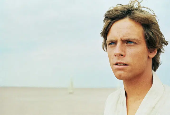 Luke Skywalker, o arquétipo clássico do herói e personagem principal da primeira trilogia de Star Wars (IV, V e VI).