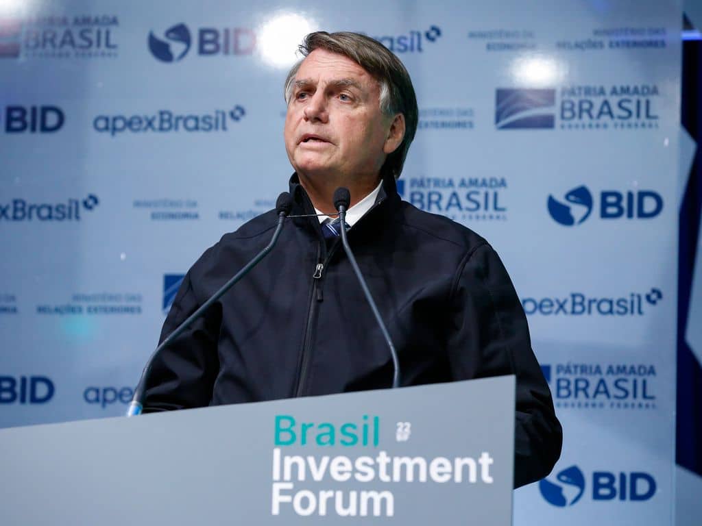 Presidente Jair Bolsonaro do Brasil, em 2022
