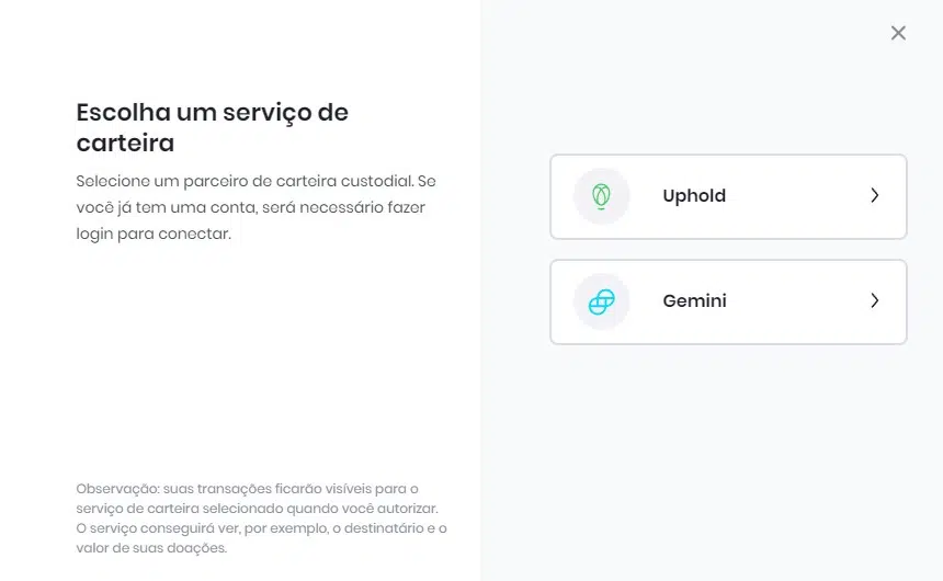 Usuários do Brave só podem sacar recompensas pelas corretoras Uphold e Gemini, nenhuma opera na Venezuela mais