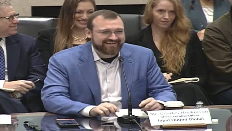 Charles Hoskinson, fundador da Cardano (ADA), em testemunho ao Congresso dos EUA.