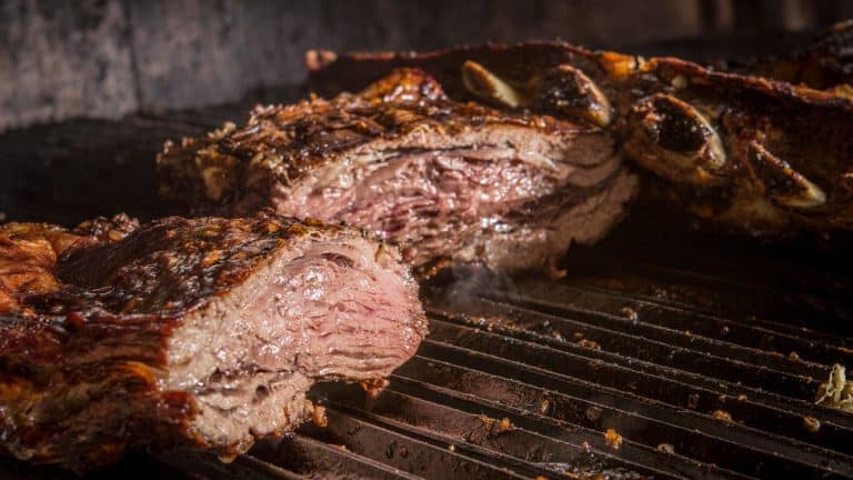 Carne assada de boa qualidade