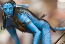 Estátua de personagem do filme Avatar