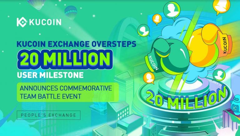 KuCoin ultrapassa 20 milhões de usuários e anuncia evento