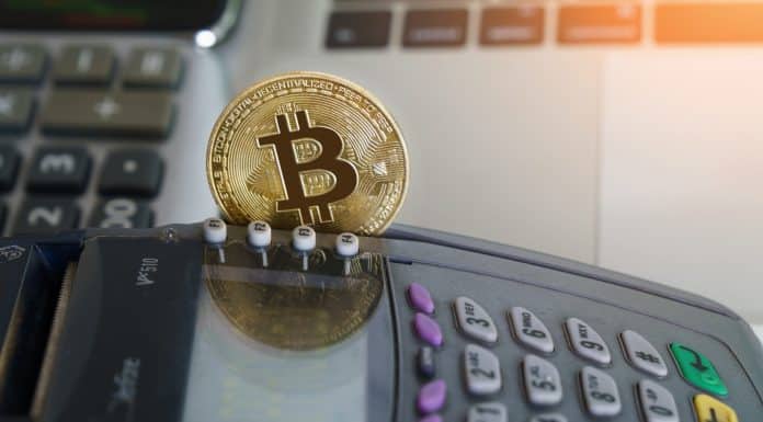 Maquininha de aceitar pagamentos com bitcoin