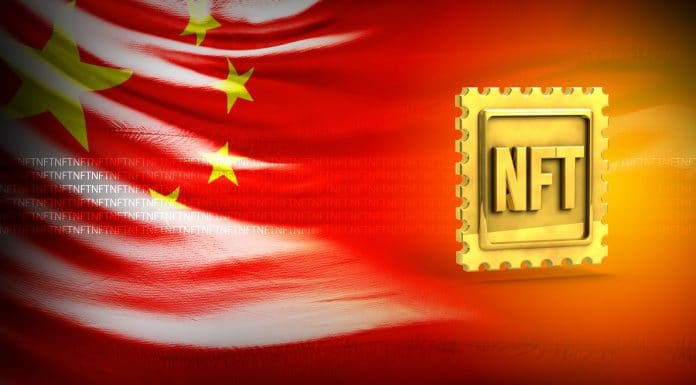 NFT na bandeira da China