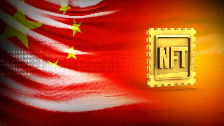 NFT na bandeira da China
