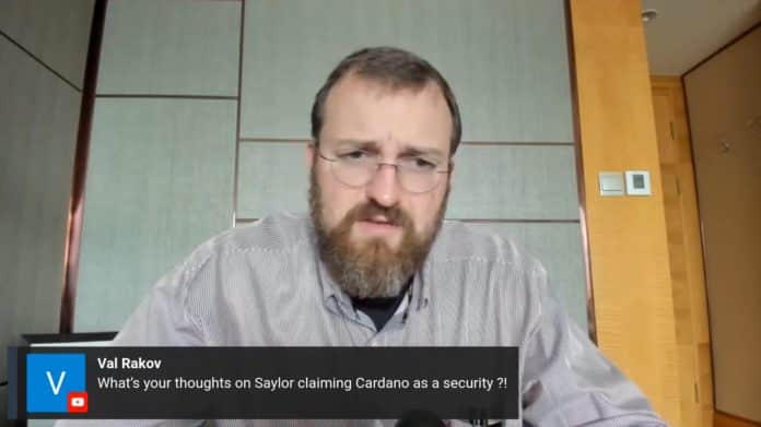Charles Hoskinson, fundador da Cardano, atacando o Bitcoin.