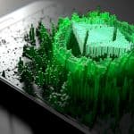 Logotipo do Ethereum Classic (ETC) saltando em smartphone.