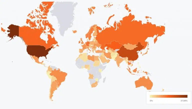 Os 10 países que mais produzem bitcoin
