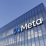 Logotipo da Meta em prédio.