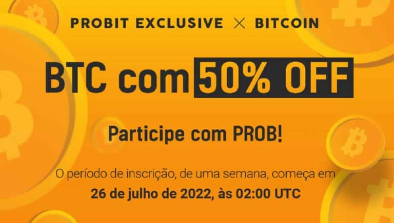 Bitcoin mostra sinais de recuperação, e ProBit Global lança evento com BTC a 50% off