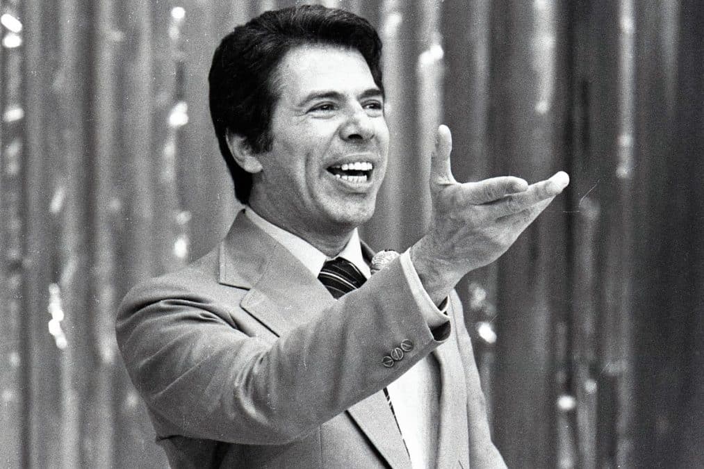 Apresentador Sílvio Santos, do SBT