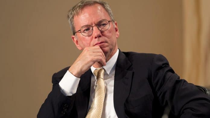 Eric Schmidt, CEO do Google/Alphabet entre 2001 e 2020.