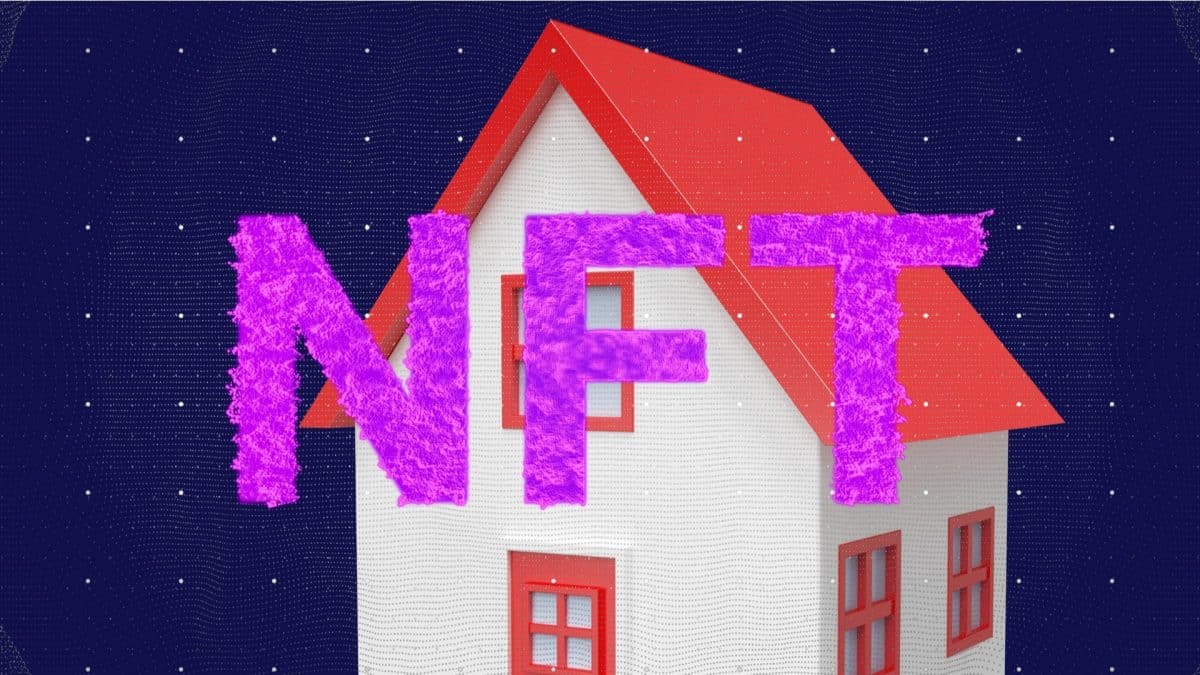 Imagem de uma casa em NFT