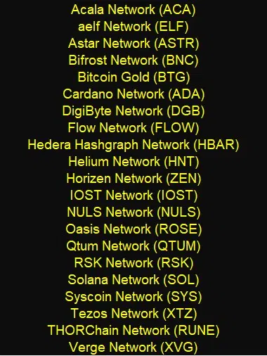 Lista de criptomonedas que tendrán retiros bloqueados por Binance el 4 de agosto