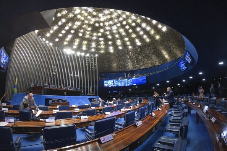 Plenário do Senado Federal durante sessão deliberativa