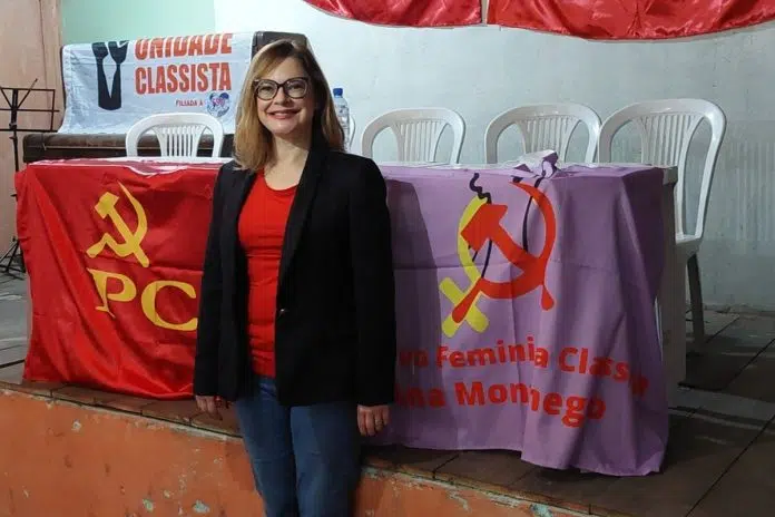 Sofia Manzano, do PCB, candidata a presidente nas eleições 2022 no Brasil