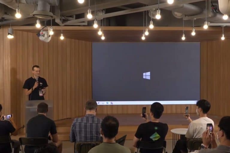 Vitalik Buterin, fundador do Ethereum em evento ETHSeoul