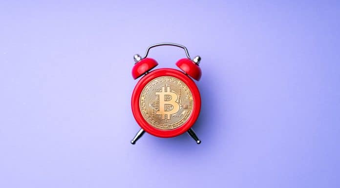 Bitcoin em despertador.