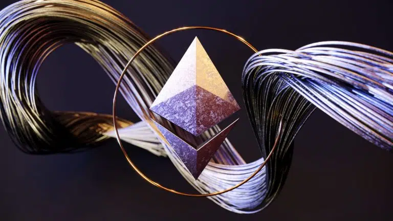 Logotipo do Ethereum.