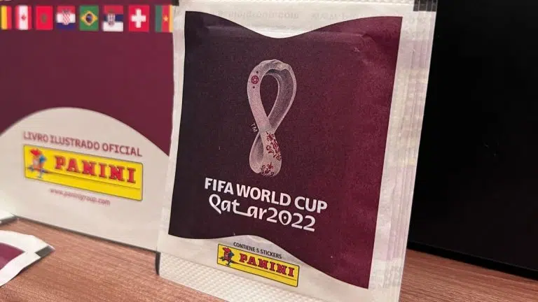 Álbum da Copa do Mundo 2022, da fabricante Panini