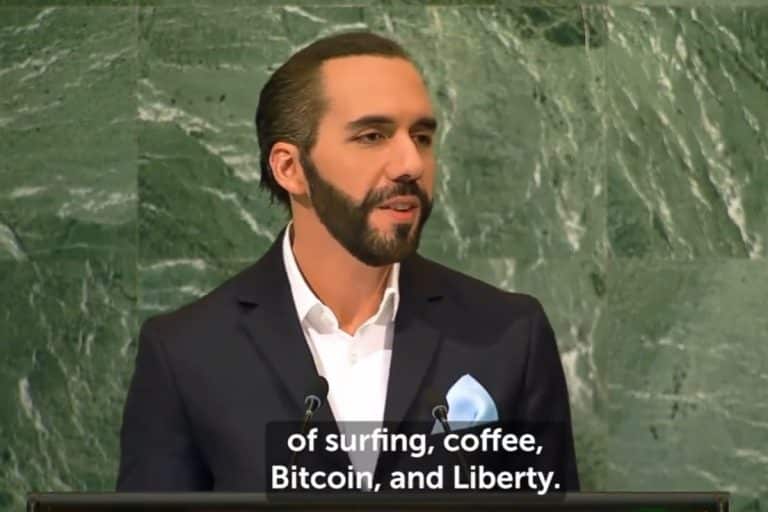 Presidente de El Salvador defende o bitcoin na ONU