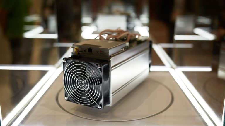 ASIC de mineração de Bitcoin.
