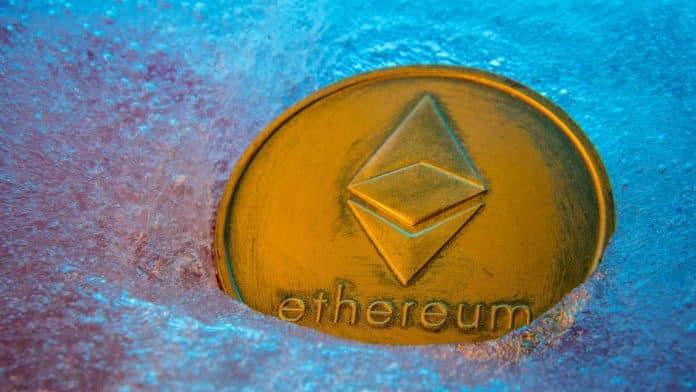 Ethereum congelado.