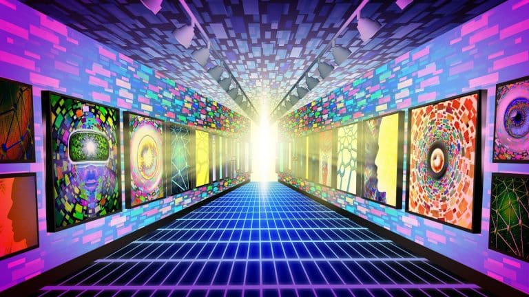 Galeria virtual de NFTs.
