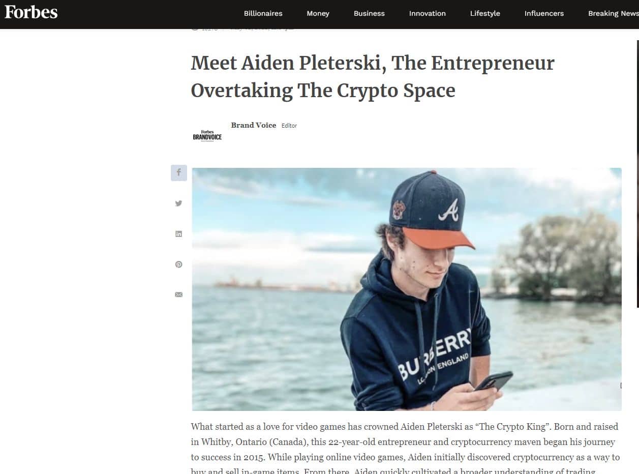 Crypto King Forbes