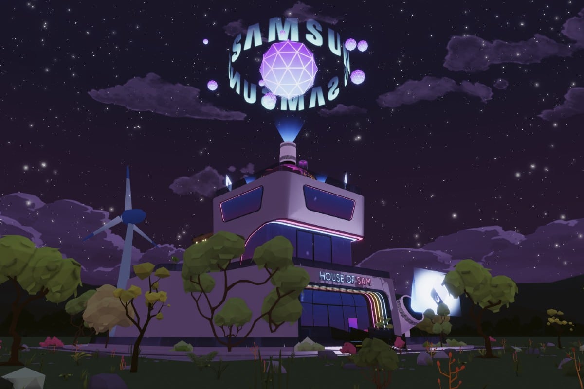 House of SAM, é o espaço da Samsung América Latina no metaverso do Decentraland