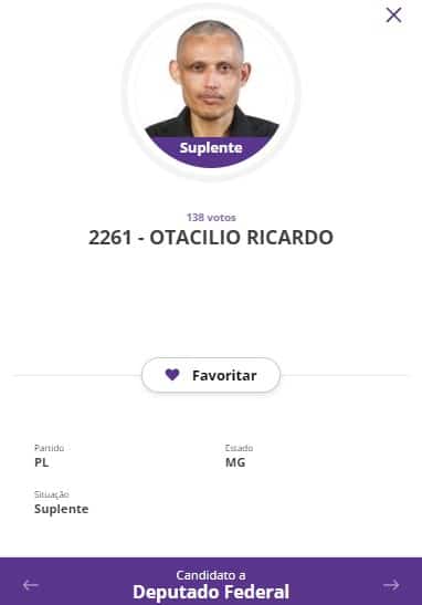 Otacilio Ricardo, que foi candidato a deputado federal em MG nas eleições 2022 e declarou bens de criptomoedas