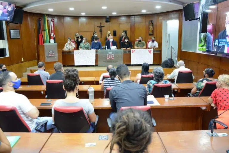 Sessão Especial na Câmara Municipal de João Pessoa, capital da Paraíba