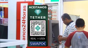 Stablecoin Tether (USDT) estará disponível em 24.000 caixas eletrônicos no Brasil