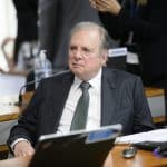 À bancada, senador Tasso Jereissati (PSDB-CE). Foto: Pedro França/Agência Senado