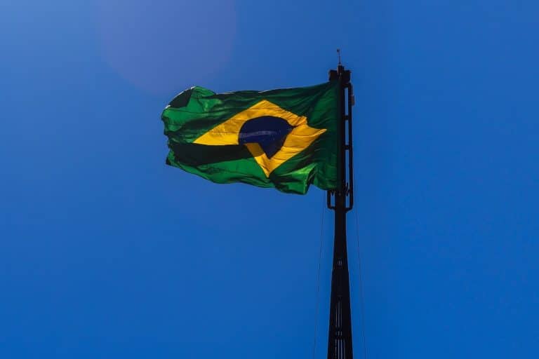 Bandeira do Brasil em Brasília