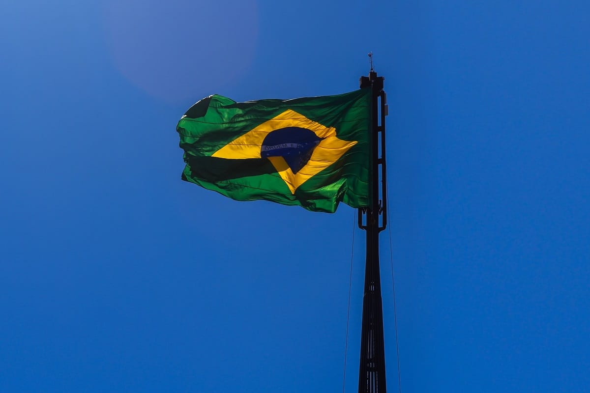 Bandeira do Brasil em Brasília