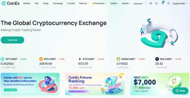 Coinex copa capa