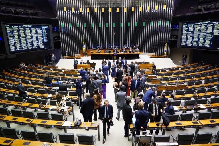 Sessão Extraordinária Deliberativa da Câmara dos Deputados no dia 29 de novembro de 2022, em votação de regulação das criptomoedas
