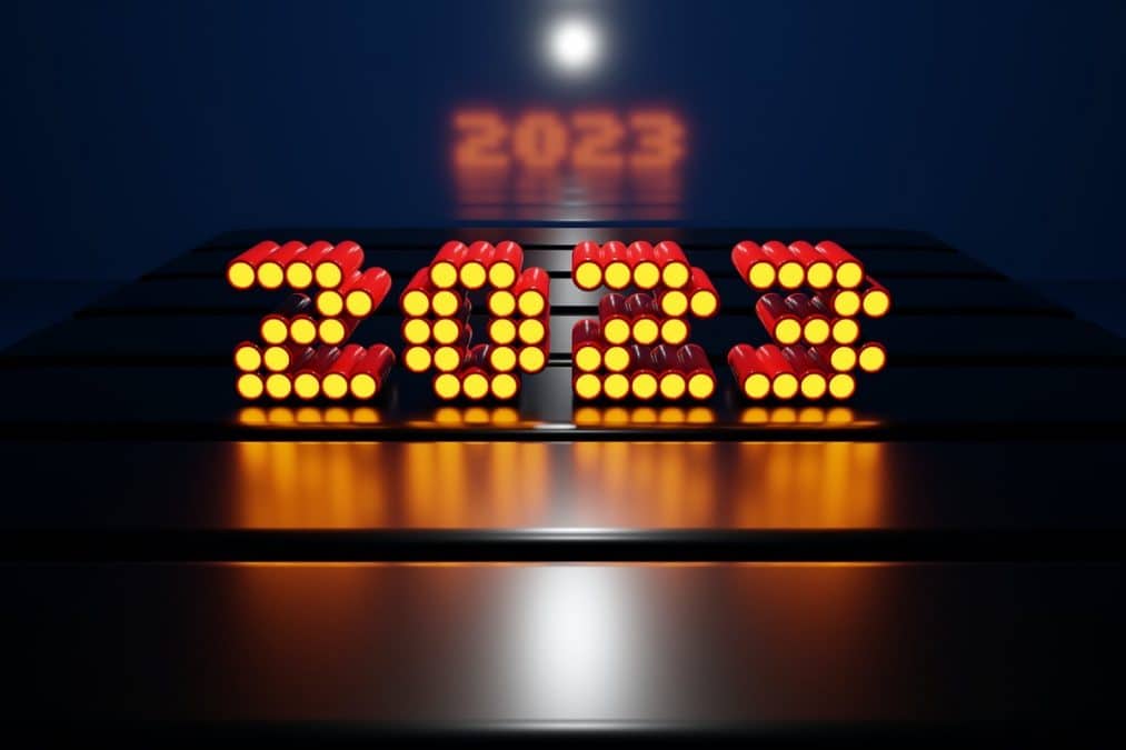 Ano de 2023 prestes a começar