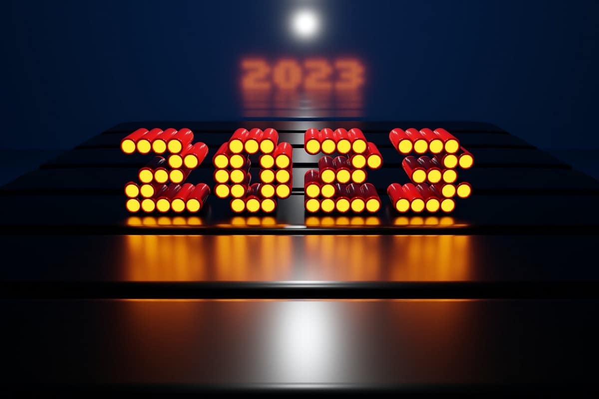 Ano de 2023 prestes a começar