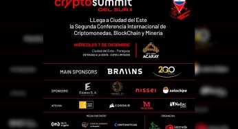 Crypto Summit del Sur: Chega a 2ª edição do evento de criptomoedas mais importante do Paraguai