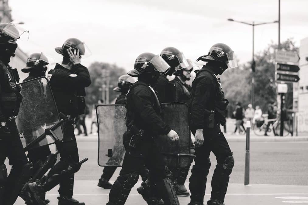 Policiais em operação