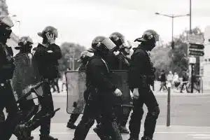 Policiais em operação