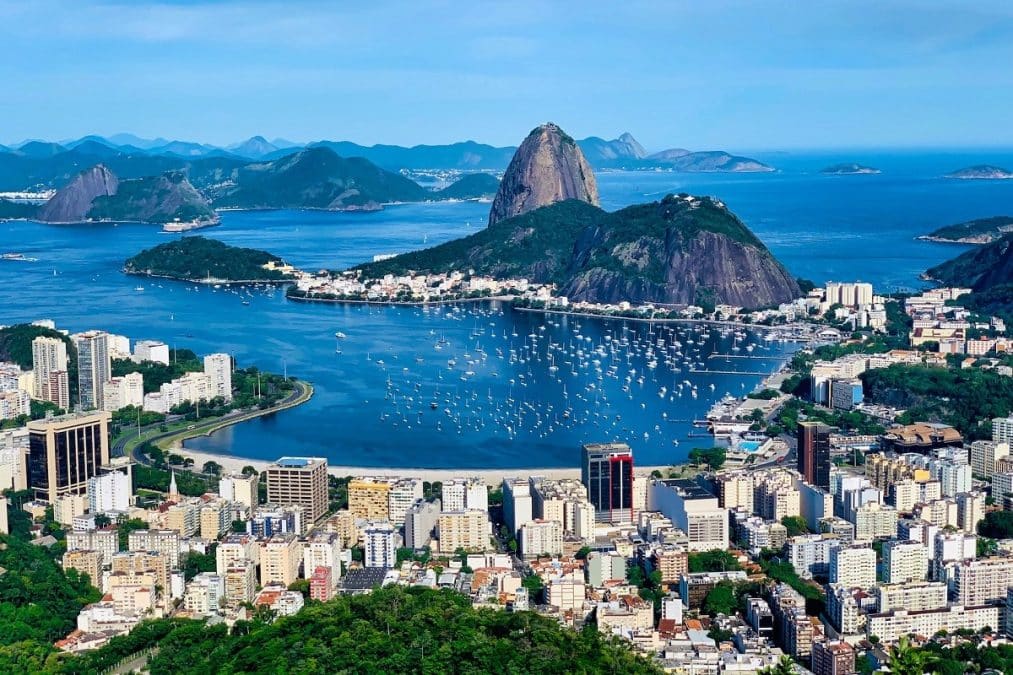 Vista do Mirante Dona Marta, do Rio de Janeiro