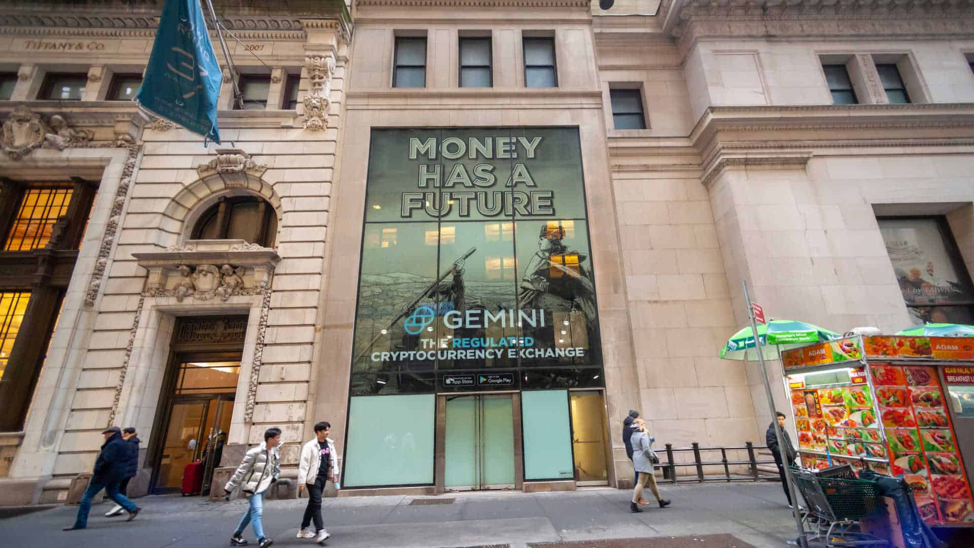 Anúncio da Gemini nos EUA.
