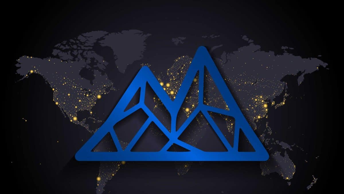 Logotipo da criptomoeda Mithril (MITH).